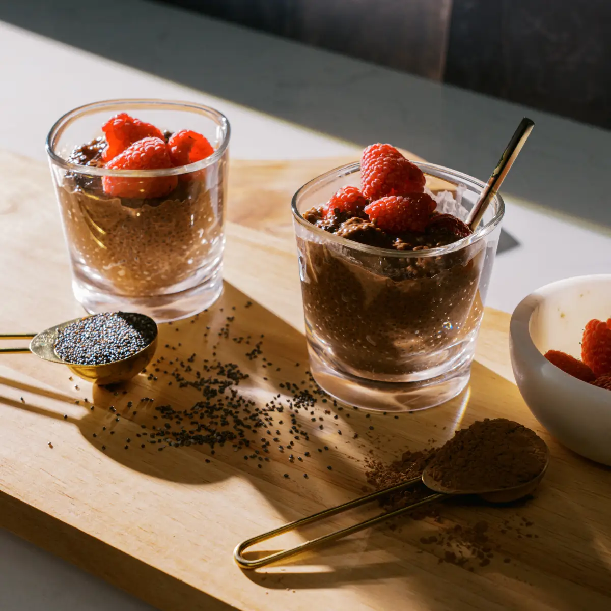 Cacao Chia Pudding