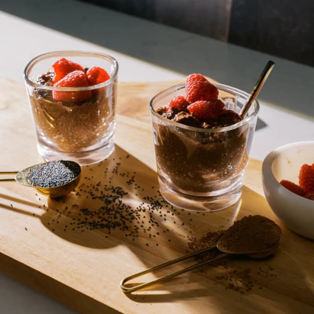 Cacao Chia Pudding