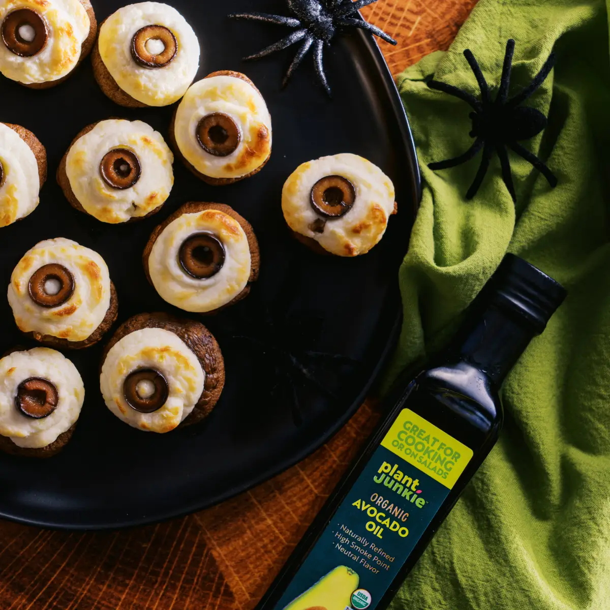 Stuffed Mushroom Eyeballs